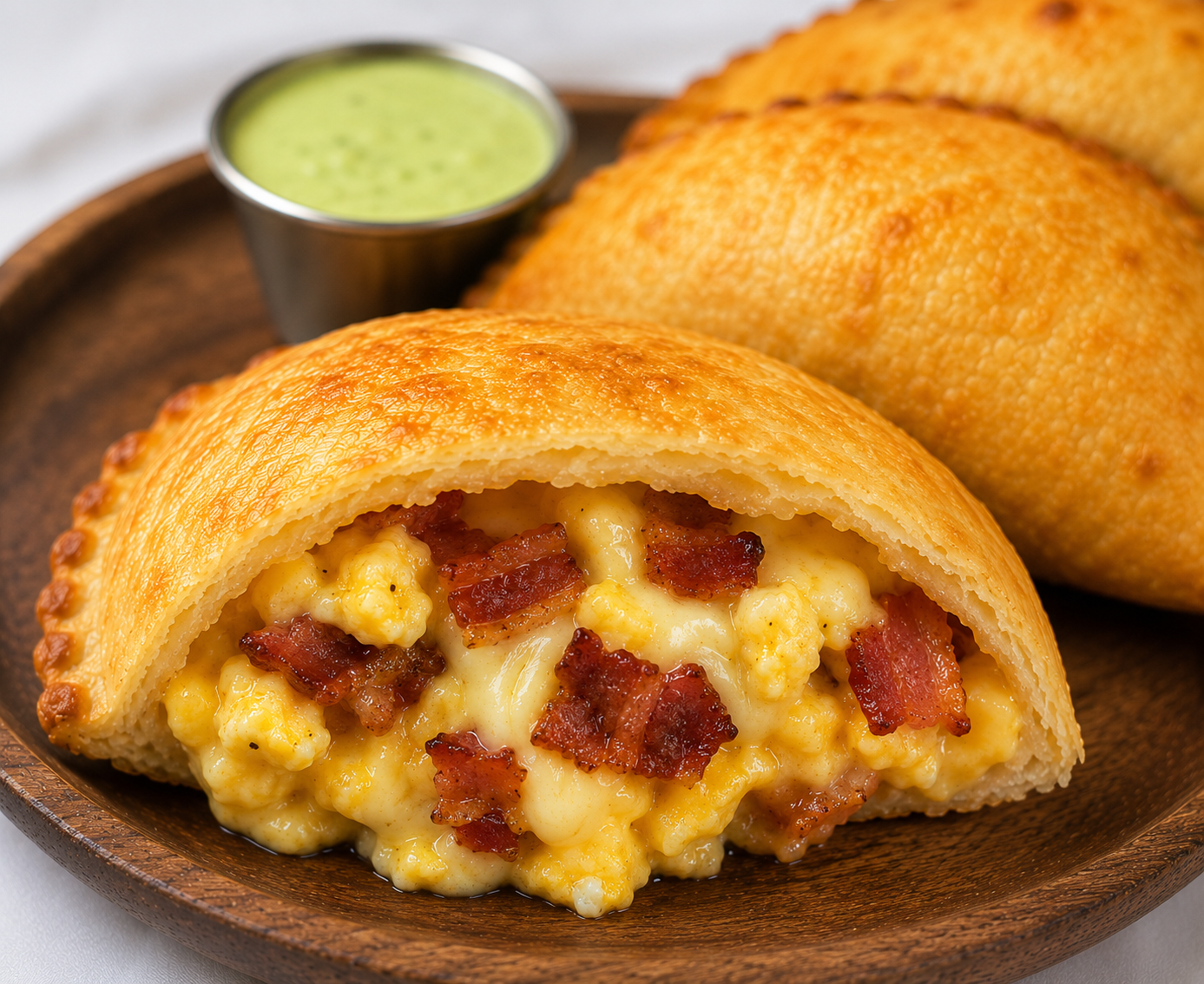 Sunrise Crunch – Bacon Egg & Cheese Empanada