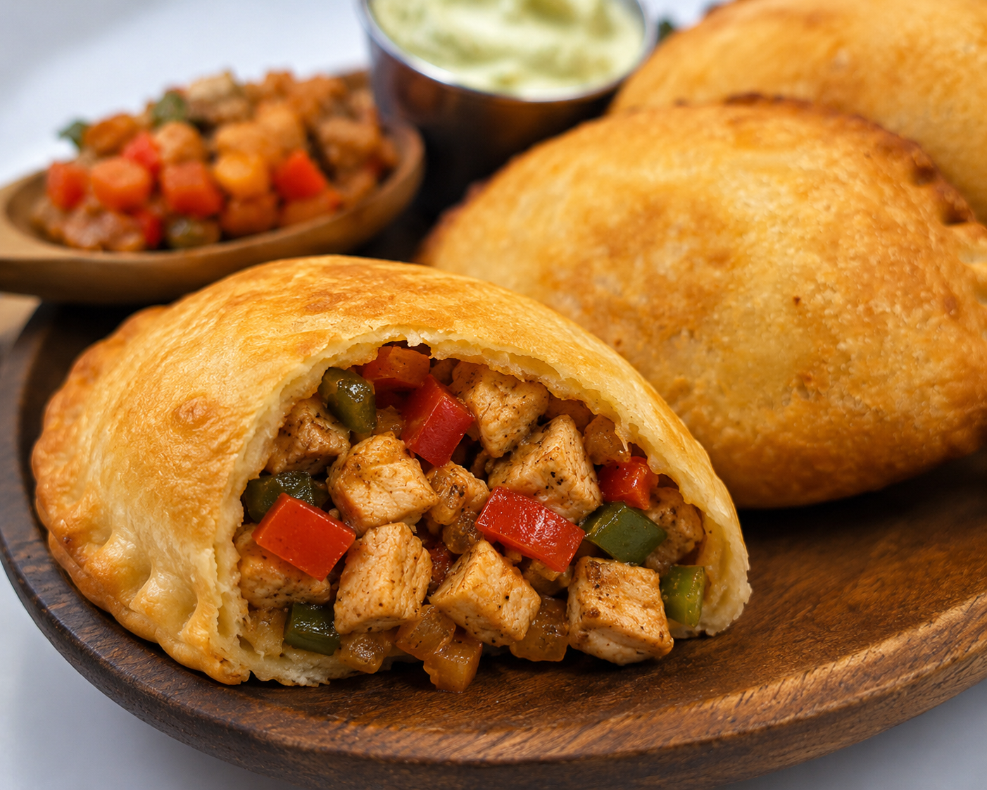 Fajita Fire – Chicken Fajita Empanada